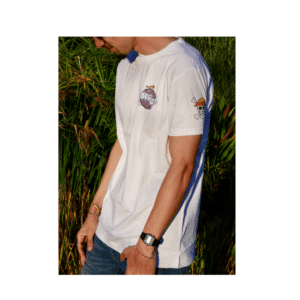 T-shirt blanc One Piece Luffy x Nika design Nika-Gaï