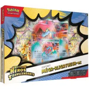 Coffret Pokémon Méga-Aligatueur-ex FR – Héros Transcendants