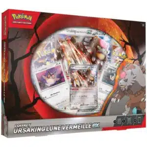 Coffret Pokémon Ursaking Lune Vermeille-ex FR – 4 boosters